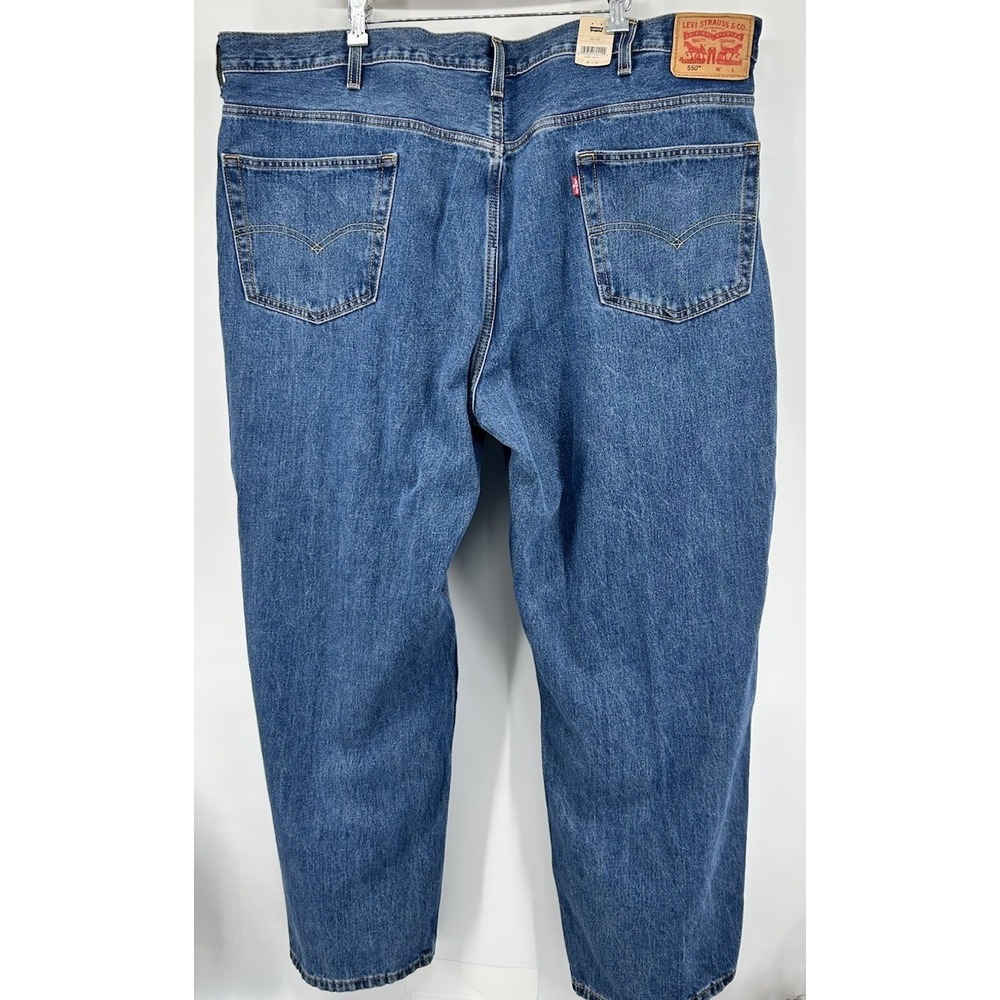 Levi's 550 Relaxed Tapered Leg Blue Denim‎ Jeans Men's Size 54x30 NWT